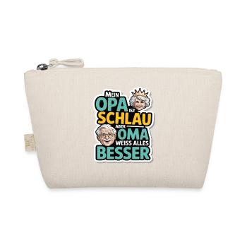 Drôle grand-mère grand-père disant design pour les enfants & - Trousse biologique - nature - Devant