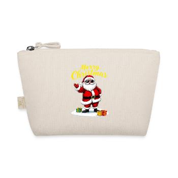 Joyeux Noël Père Noël avec des cadeaux - Trousse biologique - nature - Devant