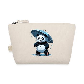 Panda sous parapluie - Trousse biologique - nature - Devant