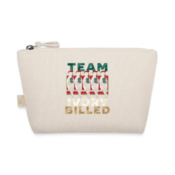 Ivory Woodpecker Birdwatcher Team Ivory Billed - Organic Pouch - nature - Front