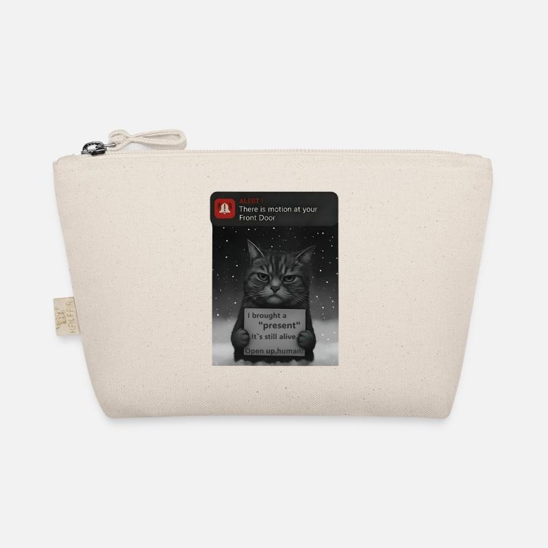 Cat a un message pour vous - Funny Cat Trousse biologique