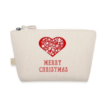 Coeur De Noël Icônes Motif - Trousse biologique - nature - Devant