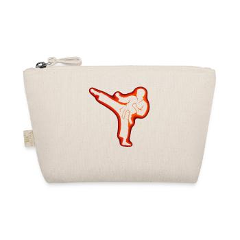 Karate, Karate Fighter, Martial Arts, Taekwondo - Organic Pouch - nature - Front