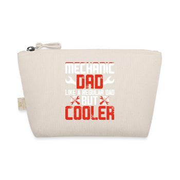 Mechanic Dad Mechatronics Technician Screwdriver Gift - Organic Pouch - nature - Front