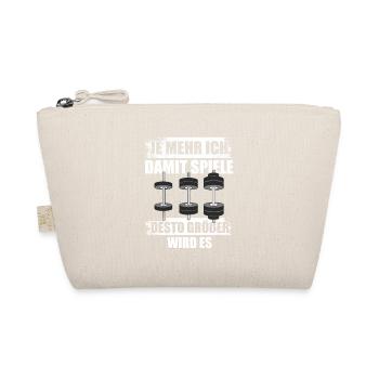 The more bodybuilding bodybuilders gym weight training - Organic Pouch - nature - Front