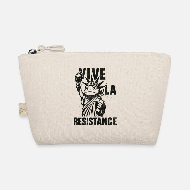 Vive La Resistance Silhouette Tee Organic Pouch