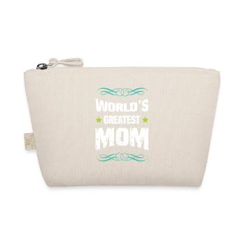World's Greatest Mom Shirt - Organic Pouch - nature - Front