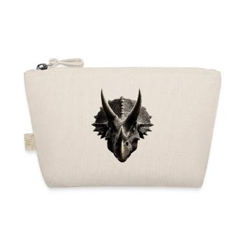 Triceratops Dinosaur Dinos Triceratops Dino - Organic Pouch - nature - Front