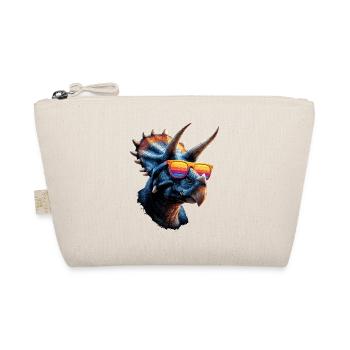 Triceratops Dinosaur Dinos Triceratops Dino - Organic Pouch - nature - Front