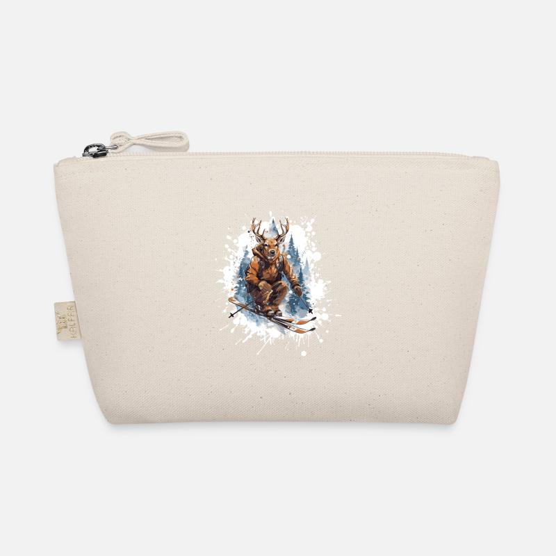 Hirsch Ski Skiing Organic Pouch