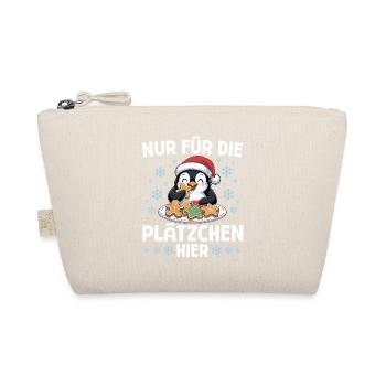 Just for the cookies here - Christmas Penguin - Organic Pouch - nature - Front