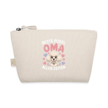 Best Poodle Grandma Ever With Heart And Paws - Organic Pouch - nature - Front