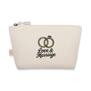 Alliances Amour et Mariage - Love & Marriage - Trousse biologique - nature - Devant