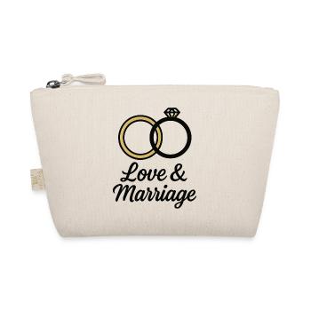 Alliances Amour et Mariage - Love & Marriage - Trousse biologique - nature - Devant
