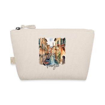 Venice Watercolor, I Love Venice - Organic Pouch - nature - Front