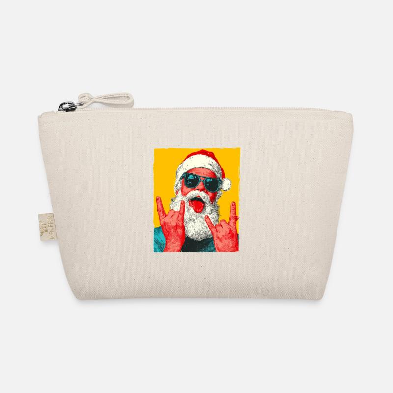 Weihnachtsmann Party Pop Art Weihnachten Bio-Täschchen