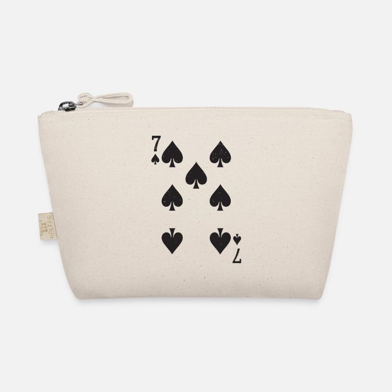 Seven Spades Hearts Pattern Spades Organic Pouch