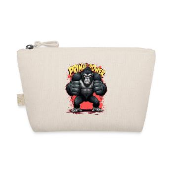 Primal Power Gorila Print - Organic Pouch - nature - Front