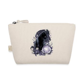 Magic Cat Fortune Teller Magical - Organic Pouch - nature - Front