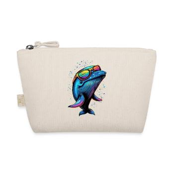Blue Whale Whale Blue Whales Whale Song Diver Ocean Whales - Organic Pouch - nature - Front