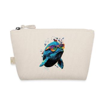Blue Whale Whale Blue Whales Whale Song Diver Ocean Whales - Organic Pouch - nature - Front