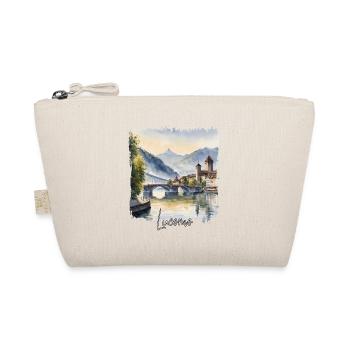 Luzerner Aquarell, Luzern, Schweiz - Bio-Täschchen - Natur - Vorne