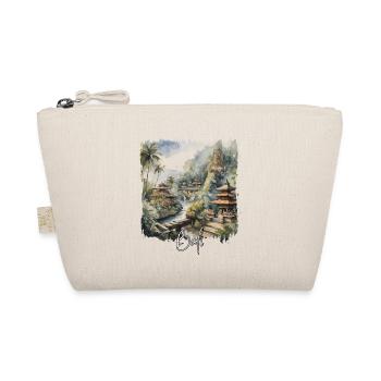 Bali Watercolor, Bali Indonesia - Organic Pouch - nature - Front