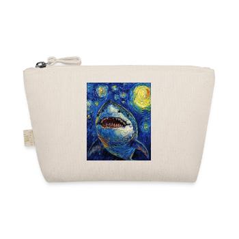 Requin Poisson Style Van Gogh Nuit étoilée - Trousse biologique - nature - Devant