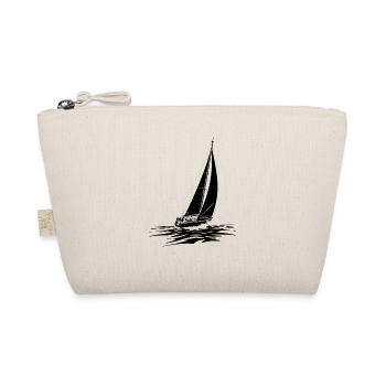 Sailboat Sailing Illustration Sailor - Organic Pouch - nature - Front