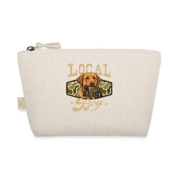 Local Boy Labrador Duck Hunting Marsh Scene - Organic Pouch - nature - Front