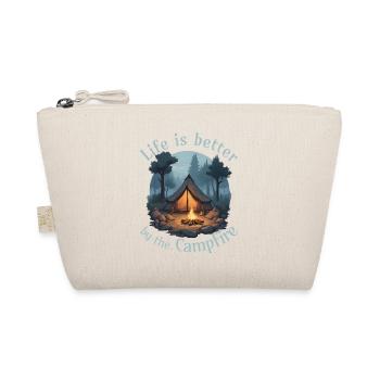 Life is better by the campfire - Bio-Täschchen - Natur - Vorne