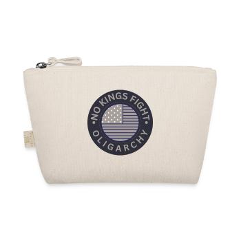 No Kings Fight Oligarchy - Organic Pouch - nature - Front
