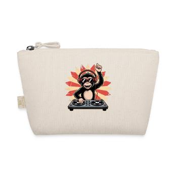 Monkey DJ in the circle of the sun - Organic Pouch - nature - Front