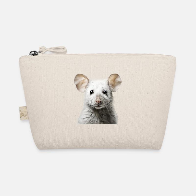 Cute Mouse – Cute Pet Portrait Organic Pouch