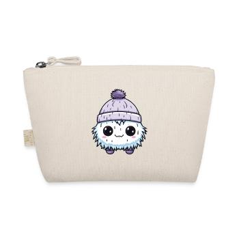 Eskimo Erkältung Comic Winter - Bio-Täschchen - Natur - Vorne