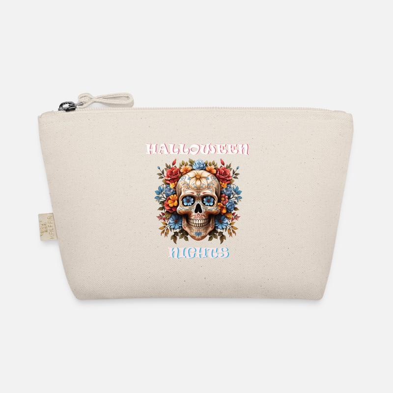 Halloween Skull Sugar Design Bio-Täschchen