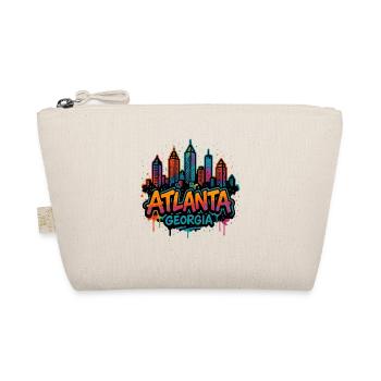 Atlanta Skyline Graffiti - Bio-Täschchen - Natur - Vorne