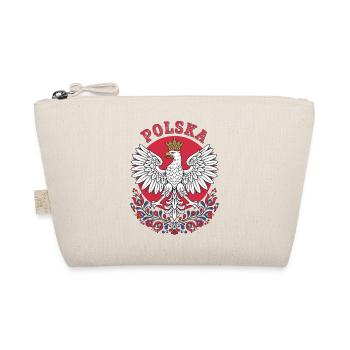 Polska Adler Volksemblem Kunst - Bio-Täschchen - Natur - Vorne