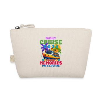 Family Cruise 2026 Memories - Organic Pouch - nature - Front