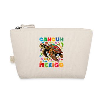 Colorful Turtle Cancun Mexico - Organic Pouch - nature - Front