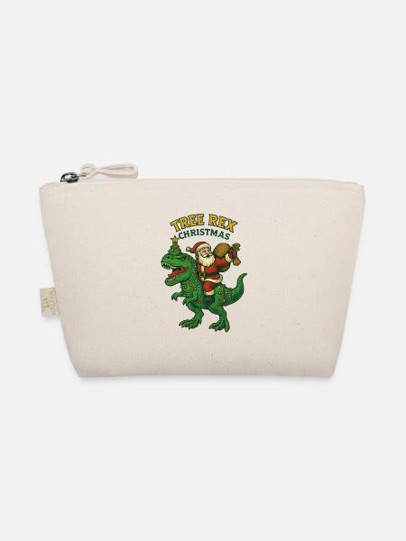 Noël - Tree Rex Christmas - Organic Pouch - nature - Front