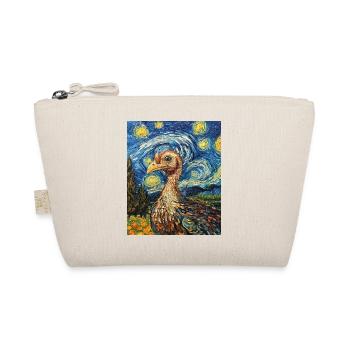 Turkey Bird Van Gogh Style - Organic Pouch - nature - Front
