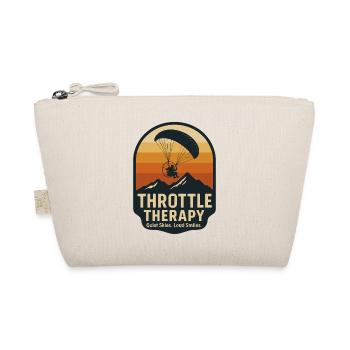 Throttle Therapy Paragliding Adventure - Organic Pouch - nature - Front