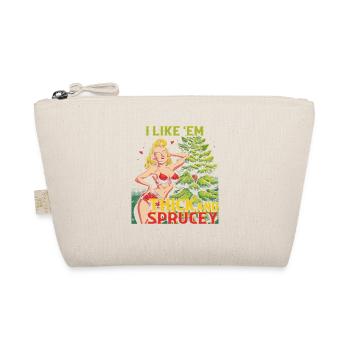 Christmas Tree Grower Thick And Sprucey - Organic Pouch - nature - Front