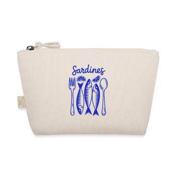 Festin de sardines Illustration bleue - Trousse biologique - nature - Devant