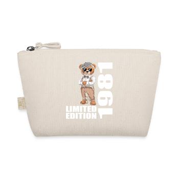 1981 Limited Edition Bear Birthday 1981 - Organic Pouch - nature - Front