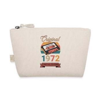 Original 1972 Limited Edition Geburtstag Geschenk - Bio-Täschchen - Natur - Vorne