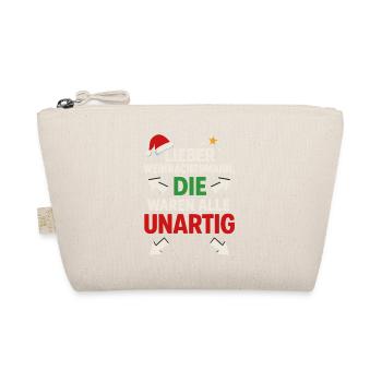 Lieber Weihnachtsmann Die Waren Alle Unartig - Bio-Täschchen - Natur - Vorne