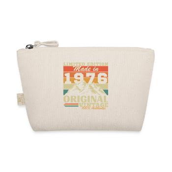1976 Vintage Retro Geburtstagsgeschenk - Bio-Täschchen - Natur - Vorne