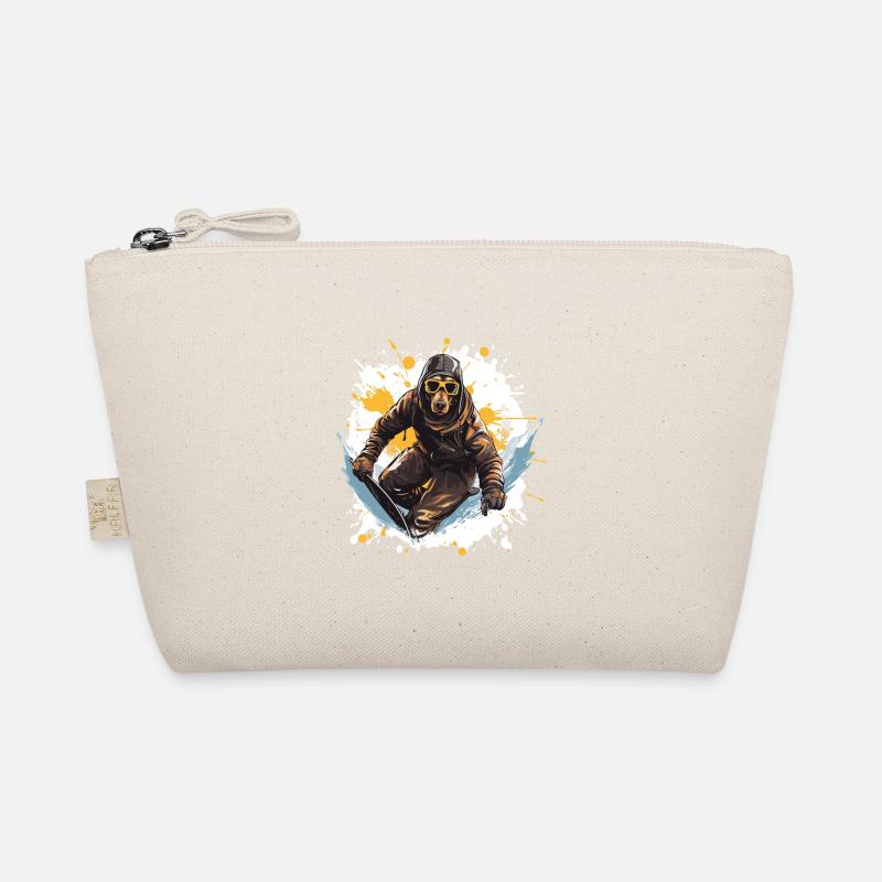 Doberman Dog Snowboard Organic Pouch